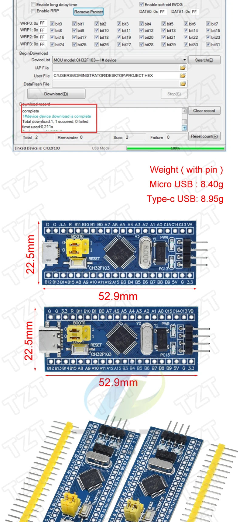 STM32F103C6T6 STM32F103C8T6 ARM STM32 Minimum System Development Board Module For Arduino