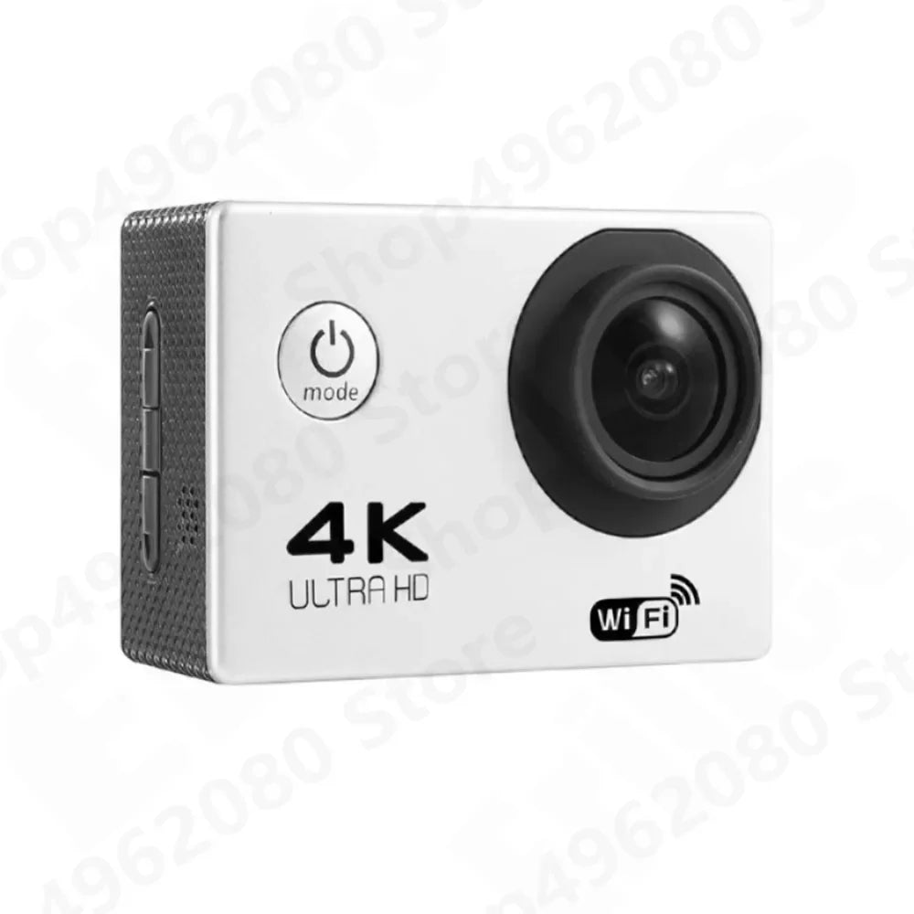4K Ultra HD Action Camera 2.0-inch Screen Waterproof WiFi Remote Control 30fps/170D Underwater Helmet Sports Go Pro Video Ip Cam