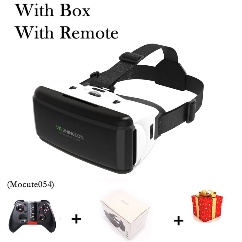 VR Shinecon Casque Helmet 3D Glasses Virtual Reality Augmented For iPhone Android Smartphone Smart Phone Goggle Mobile Viar Game