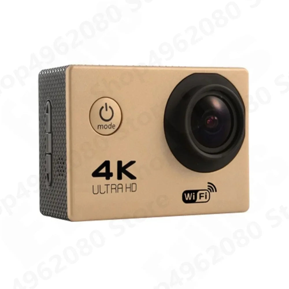 4K Ultra HD Action Camera 2.0-inch Screen Waterproof WiFi Remote Control 30fps/170D Underwater Helmet Sports Go Pro Video Ip Cam