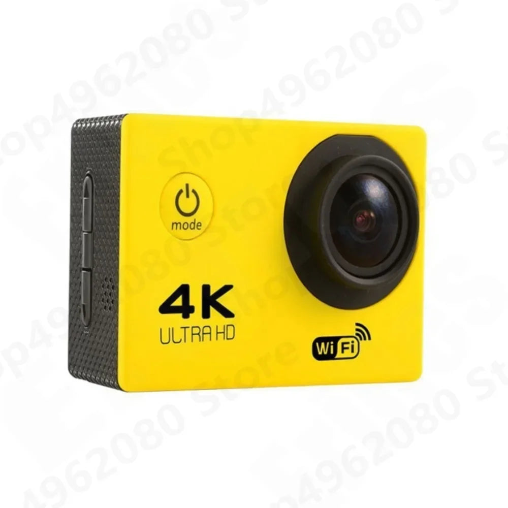 4K Ultra HD Action Camera 2.0-inch Screen Waterproof WiFi Remote Control 30fps/170D Underwater Helmet Sports Go Pro Video Ip Cam