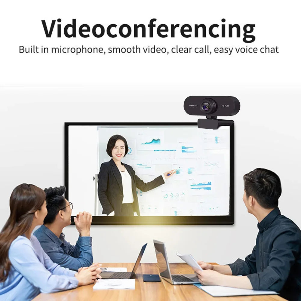 Micro 4K Webcam for Computer 2K Mini Webcam For PC Laptops Live Streaming FHD 1080P Web Camera For Work Meeting With Microphone