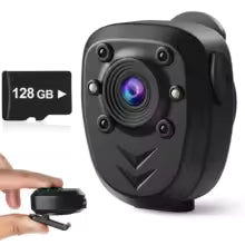 Ultra-Compact 1080P HD Body Camera – Night Vision & Loop Recording