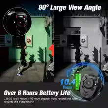 Ultra-Compact 1080P HD Body Camera – Night Vision & Loop Recording