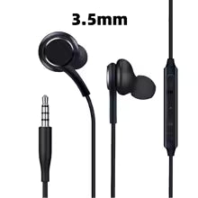 Universal Wired Earphones for Samsung Galaxy – Type-C & 3.5 mm Jack, High-Quality Sound for S23/S22/S21 Ultra, A54/A53/A34