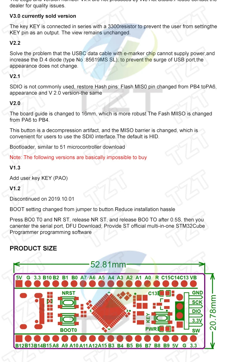 STM32F103C6T6 STM32F103C8T6 ARM STM32 Minimum System Development Board Module For Arduino
