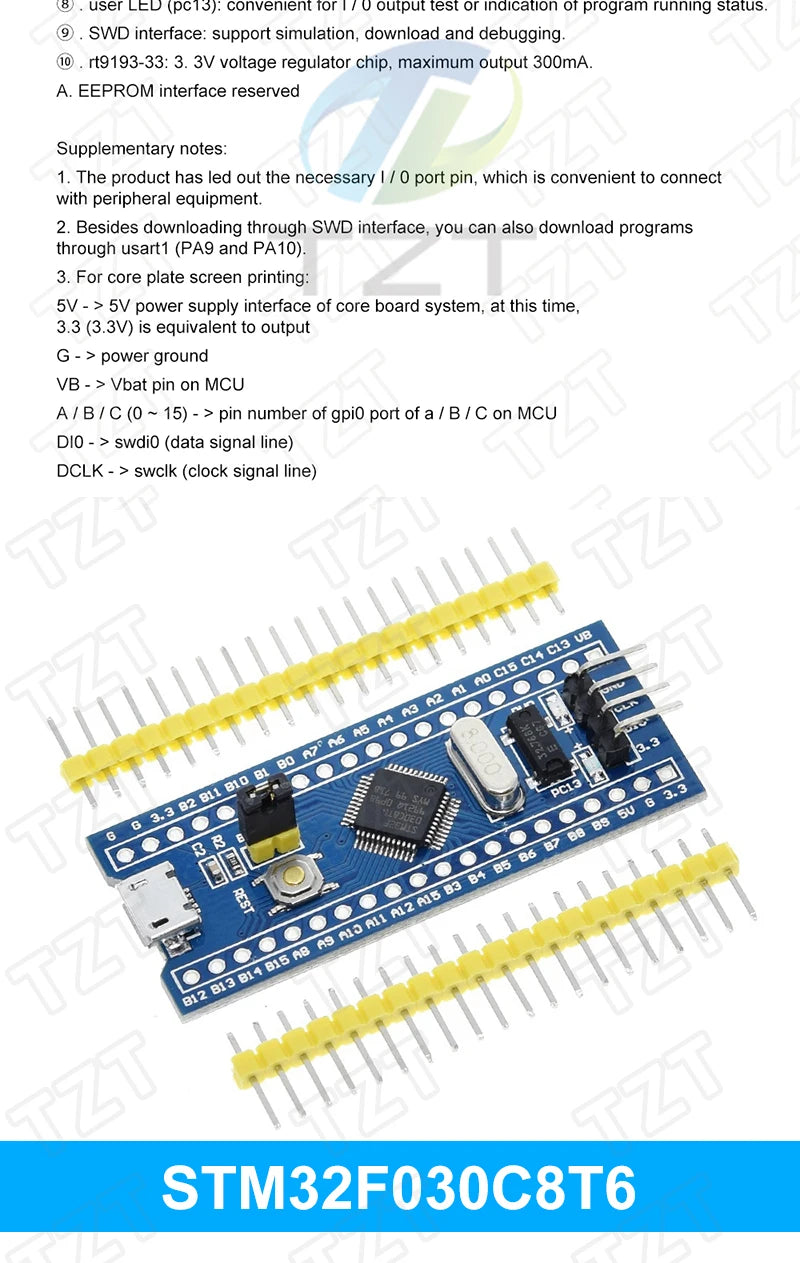 STM32F103C6T6 STM32F103C8T6 ARM STM32 Minimum System Development Board Module For Arduino