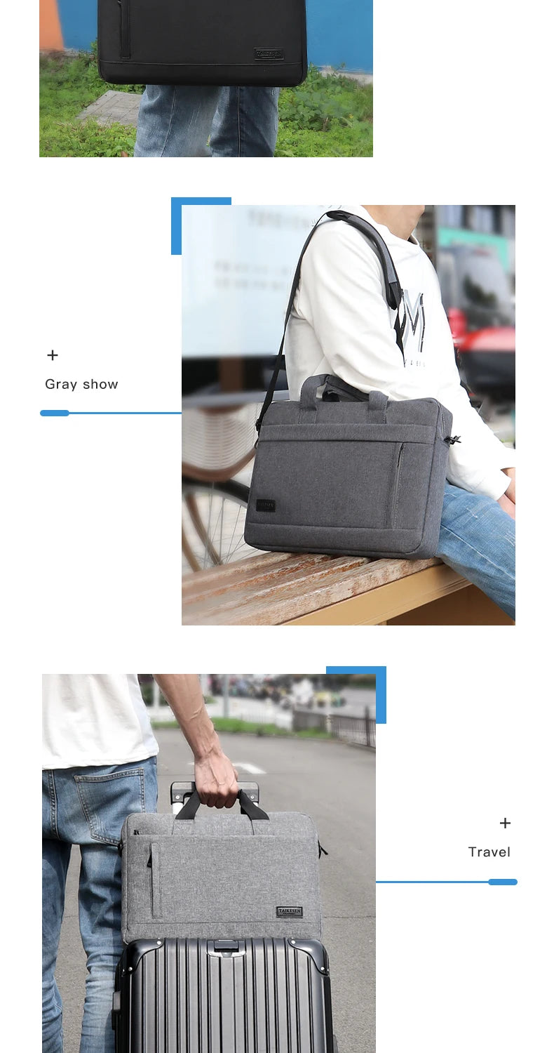 Laptop bag Sleeve Case Shoulder handBag For M1 M2 14 15 15.6 17 inch Macbook Air Pro 13.3 Huawei Asus Dell Notebook Briefcases
