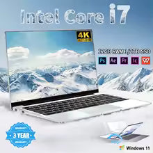 Ultra-Fast 14.1" i7 Professional Laptop – Windows 11 Pro, 12GB RAM, Up to 2TB SSD