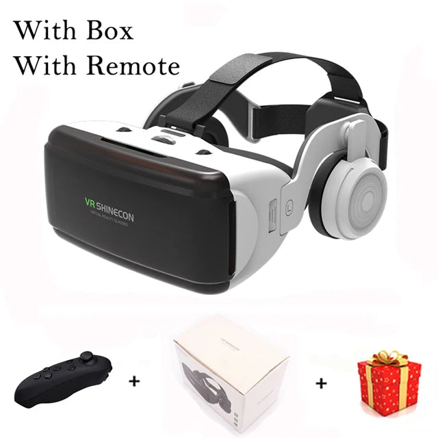 VR Shinecon Casque Helmet 3D Glasses Virtual Reality Augmented For iPhone Android Smartphone Smart Phone Goggle Mobile Viar Game