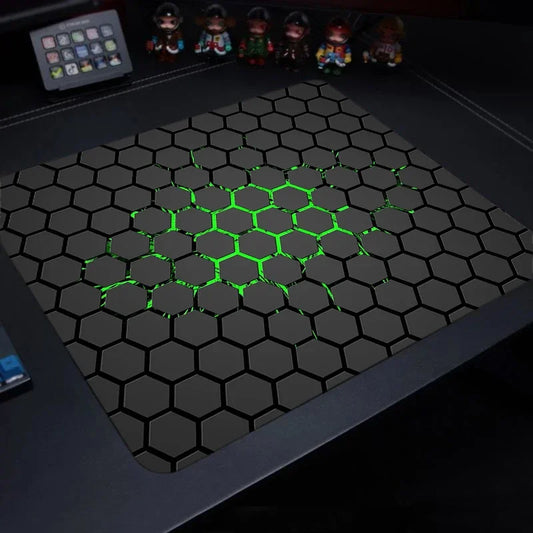 500X500 Hexagon Gaming Mouse Pad Computer Laptop Rubber Mousepad for PC Gamer Desktop Decoration Office Mouse Mat Deskmat Rug