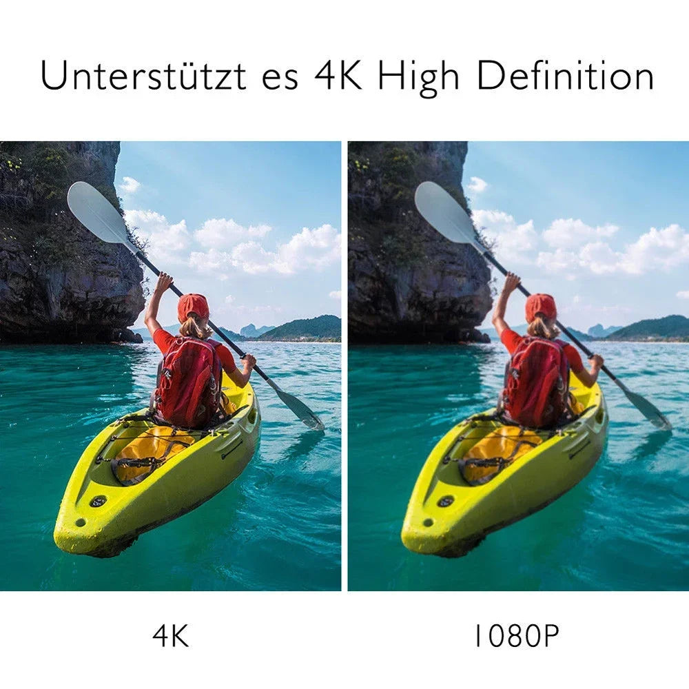 4K Ultra HD Action Camera 2.0-inch Screen Waterproof WiFi Remote Control 30fps/170D Underwater Helmet Sports Go Pro Video Ip Cam