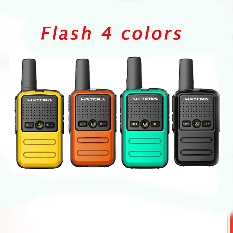Walkie talkie battery operated radio  Mini Toy 1~5 Km UHF Gift Two Way Transceiver 1S 2S Tablet Colorful Fuselage New Kids Talki
