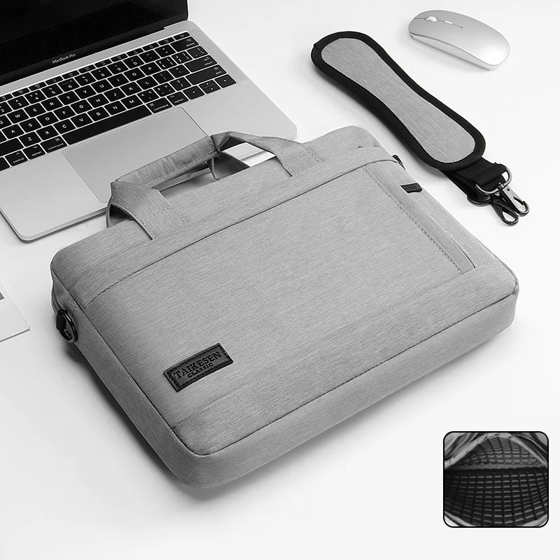 Laptop bag Sleeve Case Shoulder handBag For M1 M2 14 15 15.6 17 inch Macbook Air Pro 13.3 Huawei Asus Dell Notebook Briefcases