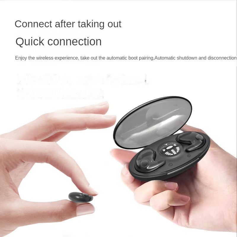 Bluetooth 5.3 Earphones Mini Invisible Sleep Headphones IPX5 Waterproof Noise Reduction Earbuds Sports Headsets for Xiaomi