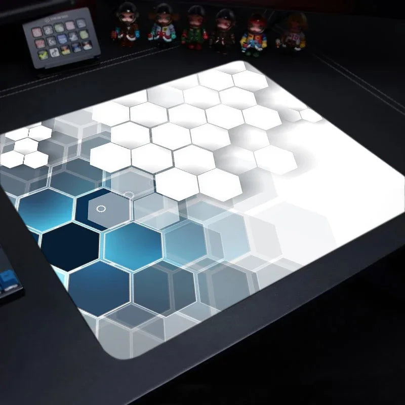 500X500 Hexagon Gaming Mouse Pad Computer Laptop Rubber Mousepad for PC Gamer Desktop Decoration Office Mouse Mat Deskmat Rug