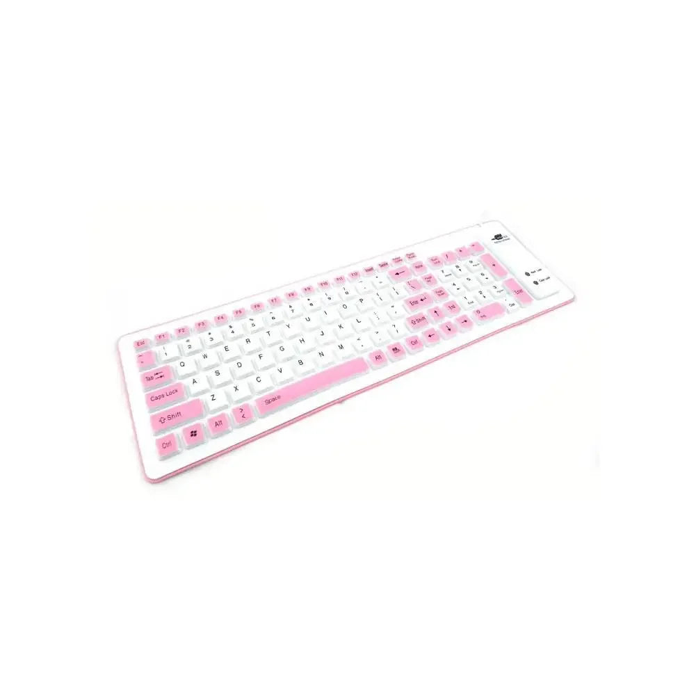 Portable Silent Foldable Silicone Keyboard Usb Flexible Soft Waterproof Roll Up Keyboard For Pc Laptop