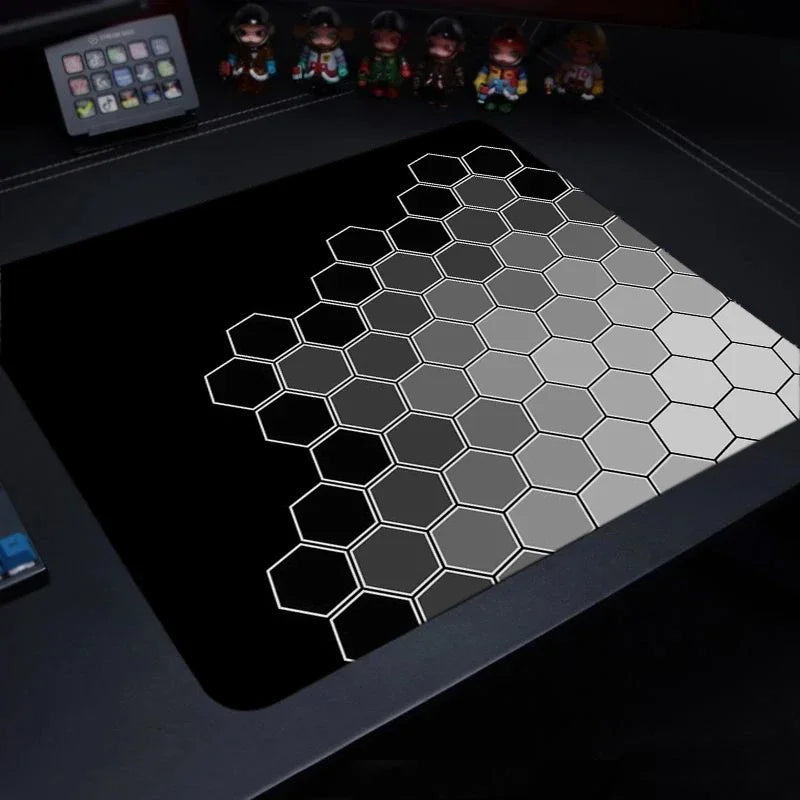 500X500 Hexagon Gaming Mouse Pad Computer Laptop Rubber Mousepad for PC Gamer Desktop Decoration Office Mouse Mat Deskmat Rug