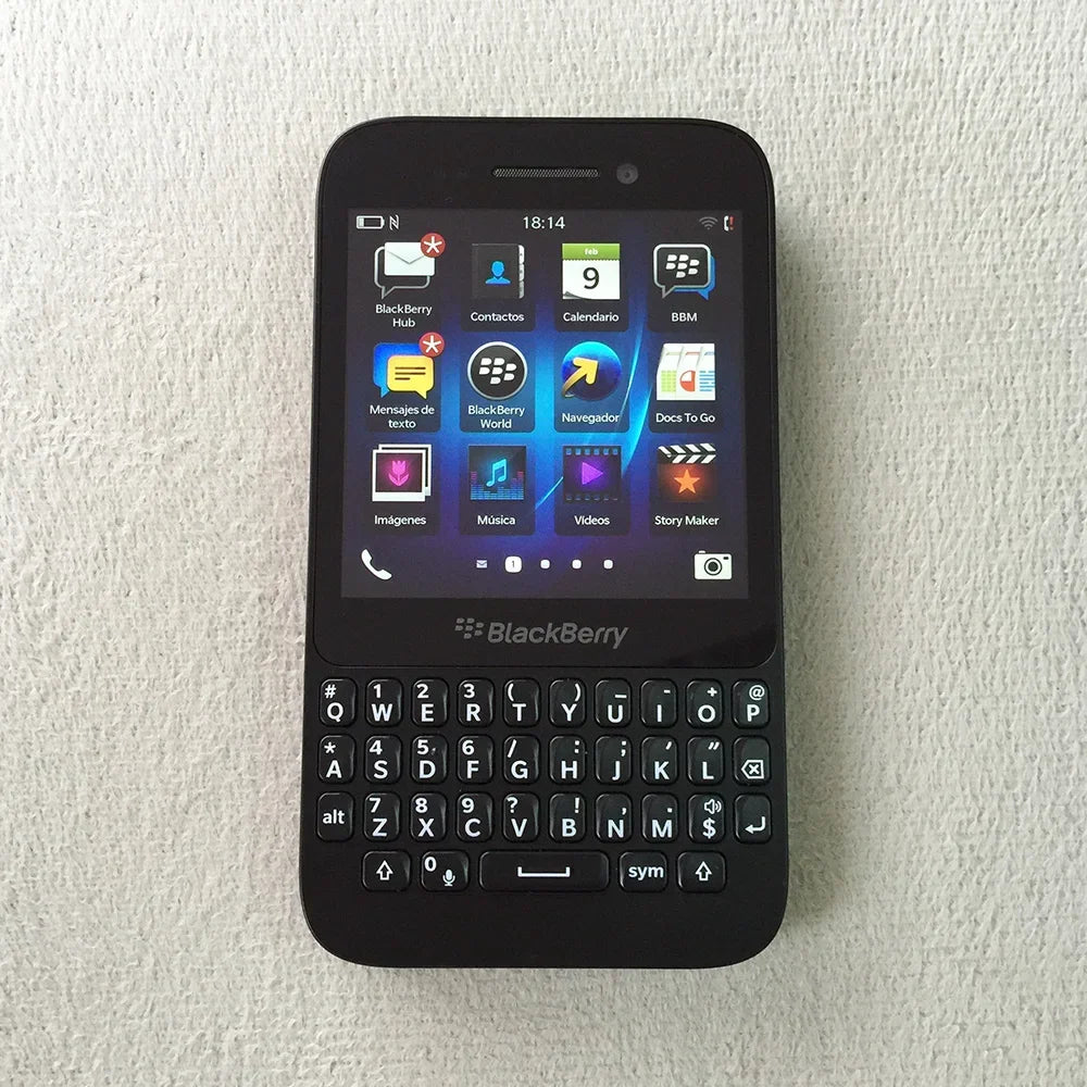 Blackberry Q5 Unlocked Original 2GB RAM 8GB ROM GSM 4G LTE Mobile Cell Phone 5MP Camera WIFI QWERTY English Arabic Keyboard