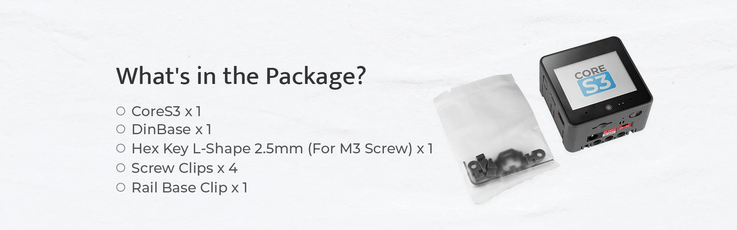 M5Stack CoreS3 ESP32S3 loTDevelopment Kit