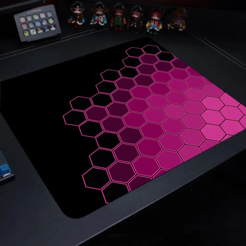 500X500 Hexagon Gaming Mouse Pad Computer Laptop Rubber Mousepad for PC Gamer Desktop Decoration Office Mouse Mat Deskmat Rug