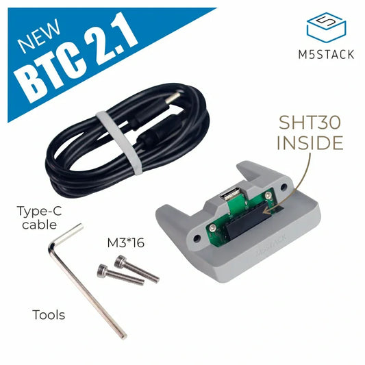 M5Stack Official BTC Standing Base for M5 Core with SHT30