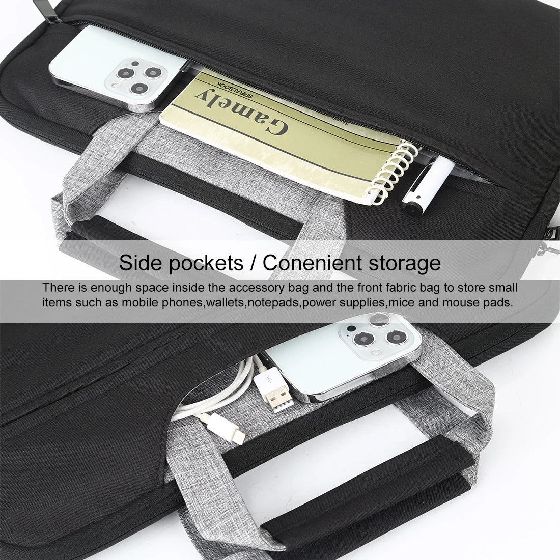 HAWEEL 13.0-14.0 inch/ 14.0-16.0 inch Briefcase Crossbody Laptop Bag For Macbook/ Lenovo/ Thinkpad/ ASUS/ HP & Other Laptop Bag