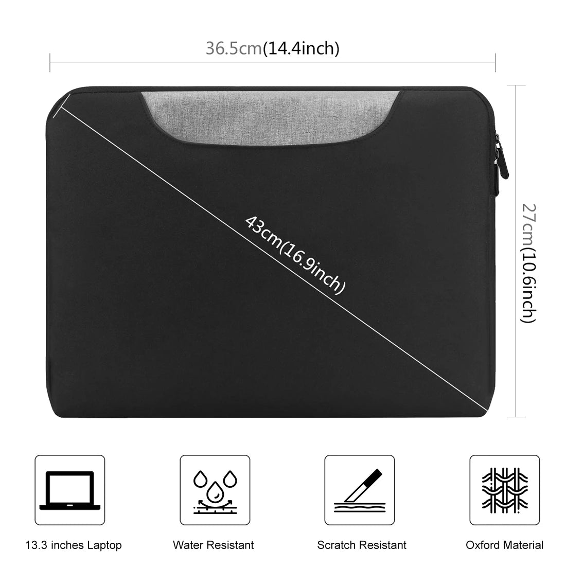 HAWEEL 13.0-14.0 inch/ 14.0-16.0 inch Briefcase Crossbody Laptop Bag For Macbook/ Lenovo/ Thinkpad/ ASUS/ HP & Other Laptop Bag