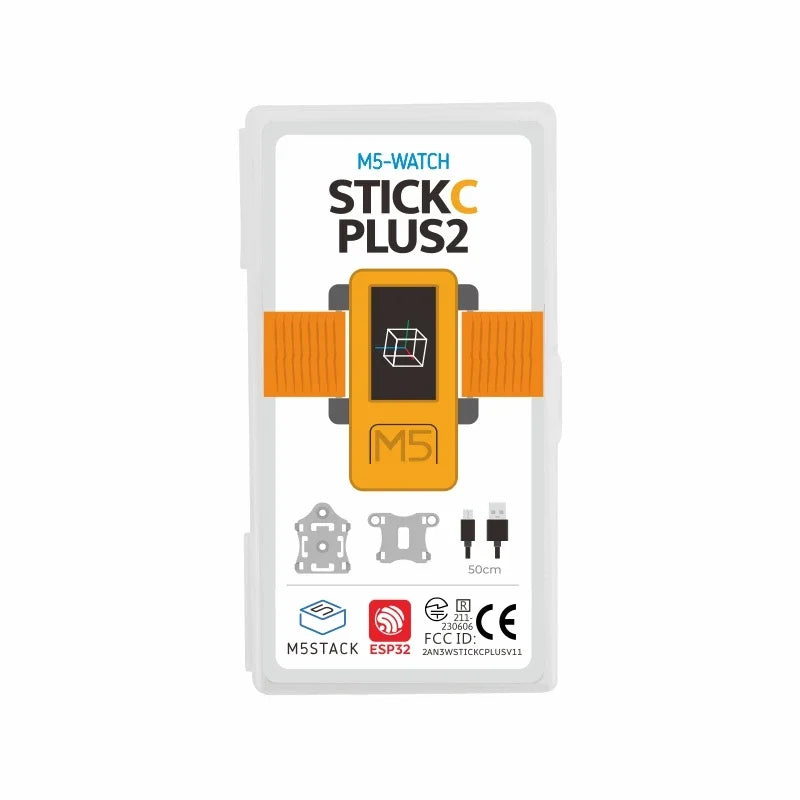 M5StickC PLUS2 with Watch Accessories ESP32-PICO-V3-02 Mini IoT Development Kit BLE and WiFi IoT Controller