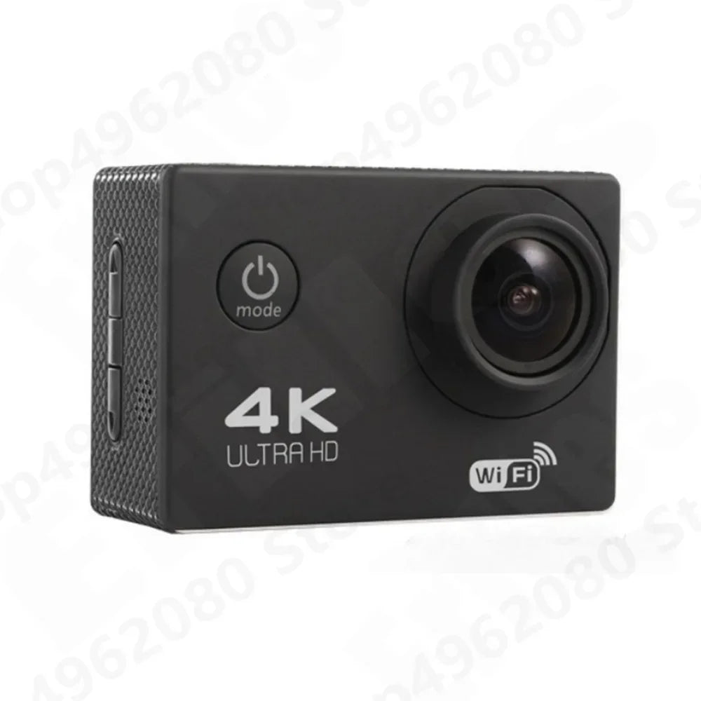 4K Ultra HD Action Camera 2.0-inch Screen Waterproof WiFi Remote Control 30fps/170D Underwater Helmet Sports Go Pro Video Ip Cam