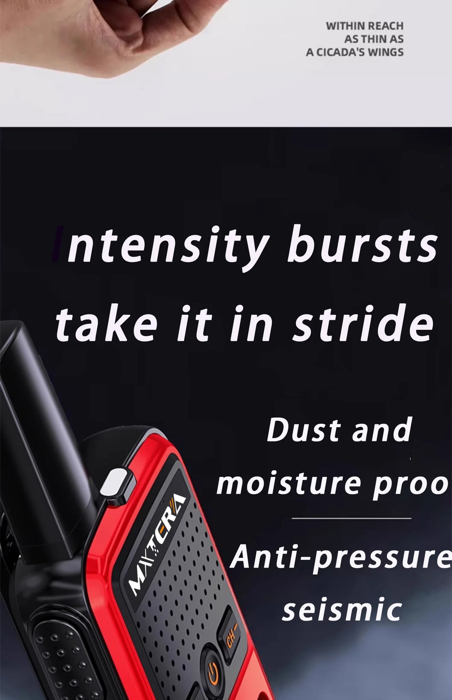 Walkie talkie battery operated radio  Mini Toy 1~5 Km UHF Gift Two Way Transceiver 1S 2S Tablet Colorful Fuselage New Kids Talki