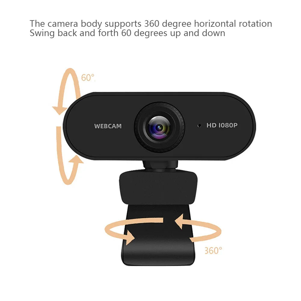 Micro 4K Webcam for Computer 2K Mini Webcam For PC Laptops Live Streaming FHD 1080P Web Camera For Work Meeting With Microphone