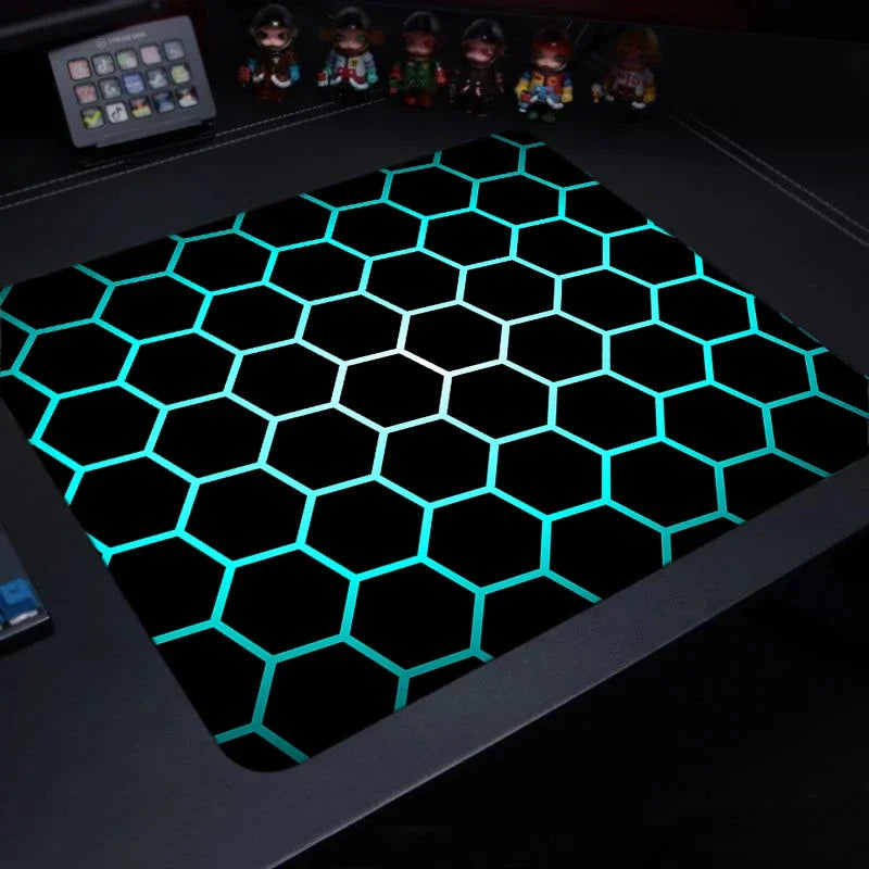 500X500 Hexagon Gaming Mouse Pad Computer Laptop Rubber Mousepad for PC Gamer Desktop Decoration Office Mouse Mat Deskmat Rug