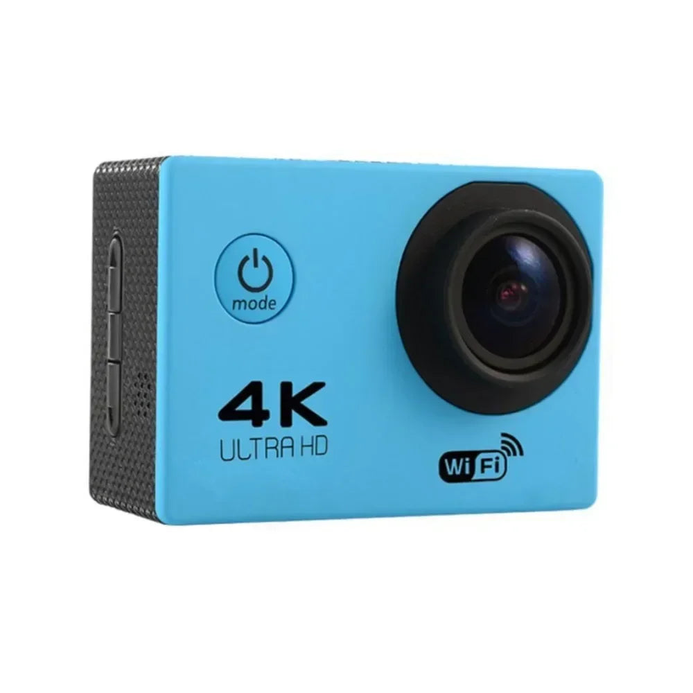 4K Ultra HD Action Camera 2.0-inch Screen Waterproof WiFi Remote Control 30fps/170D Underwater Helmet Sports Go Pro Video Ip Cam