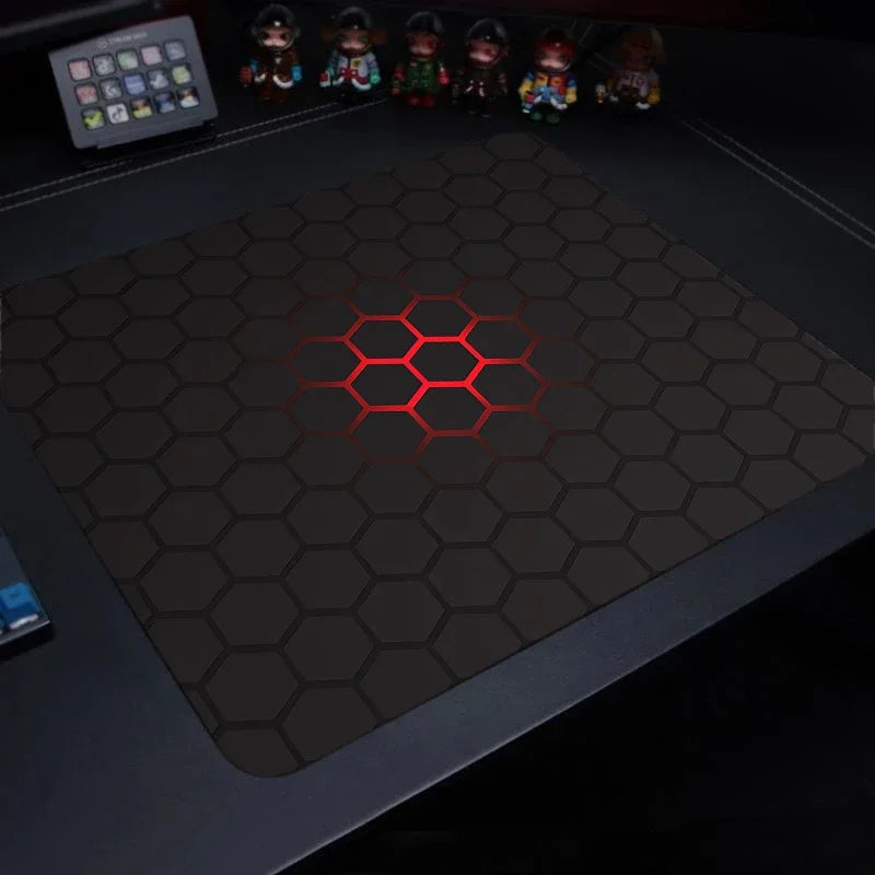 500X500 Hexagon Gaming Mouse Pad Computer Laptop Rubber Mousepad for PC Gamer Desktop Decoration Office Mouse Mat Deskmat Rug