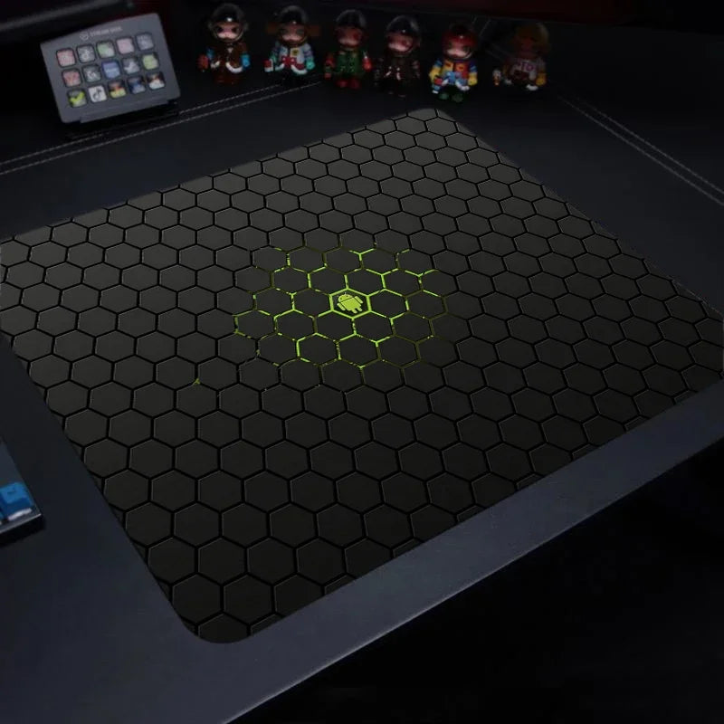 500X500 Hexagon Gaming Mouse Pad Computer Laptop Rubber Mousepad for PC Gamer Desktop Decoration Office Mouse Mat Deskmat Rug