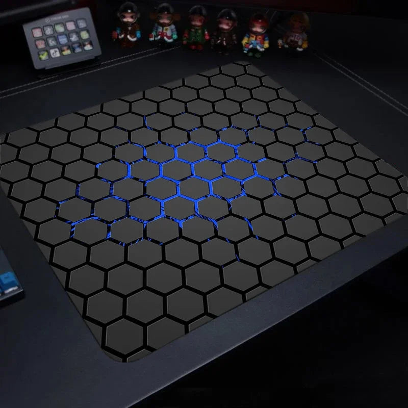 500X500 Hexagon Gaming Mouse Pad Computer Laptop Rubber Mousepad for PC Gamer Desktop Decoration Office Mouse Mat Deskmat Rug