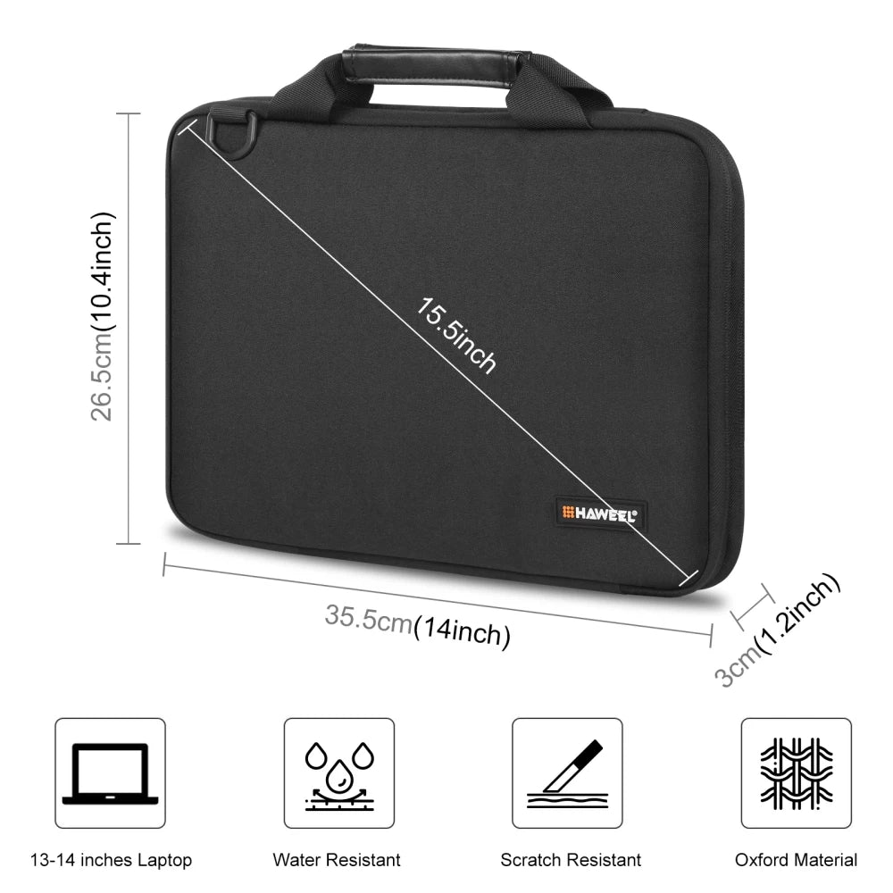 HAWEEL 13.0-14.0 inch/ 14.0-16.0 inch Briefcase Crossbody Laptop Bag For Macbook/ Lenovo/ Thinkpad/ ASUS/ HP & Other Laptop Bag