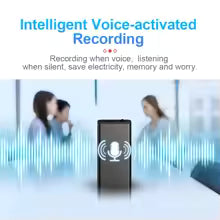 Ultra-Thin Mini Voice Recorder with MP3 Playback – 4GB to 32GB